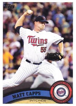 #288 Matt Capps - Minnesota Twins - 2011 Topps Baseball