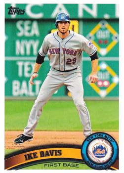 #290a Ike Davis - New York Mets - 2011 Topps Baseball