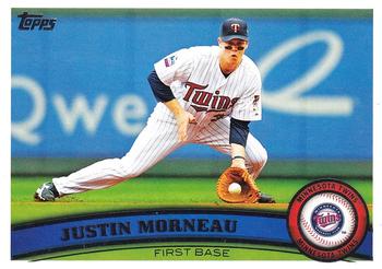 #293a Justin Morneau - Minnesota Twins - 2011 Topps Baseball