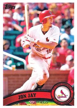 #295 Jon Jay - St. Louis Cardinals - 2011 Topps Baseball