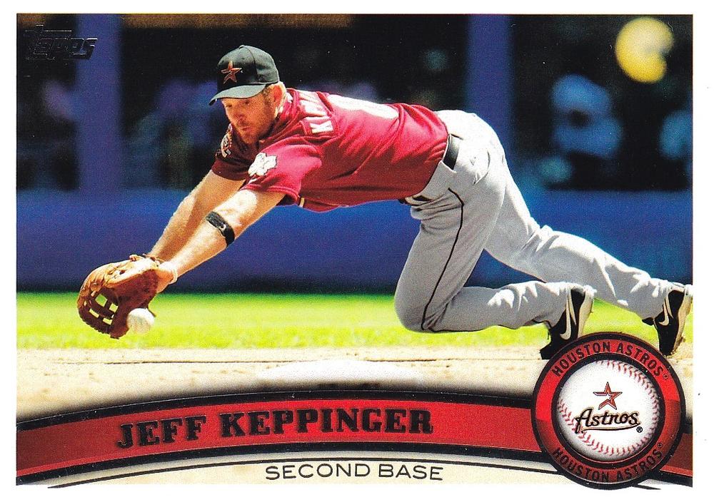 #298 Jeff Keppinger - Houston Astros - 2011 Topps Baseball