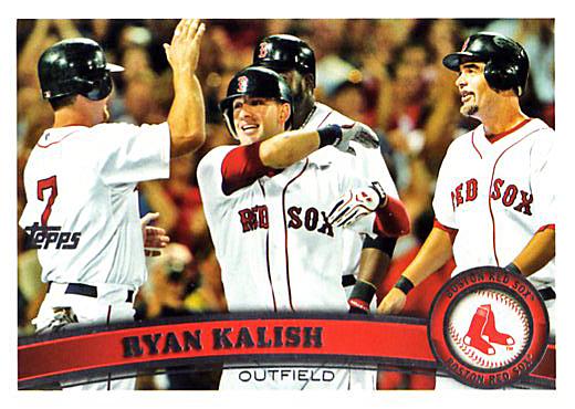 #314 Ryan Kalish - Boston Red Sox - 2011 Topps Baseball