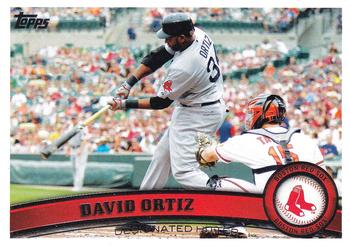 #315a David Ortiz - Boston Red Sox - 2011 Topps Baseball