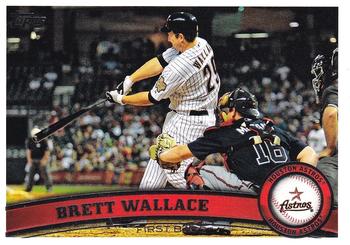 #329 Brett Wallace - Houston Astros - 2011 Topps Baseball