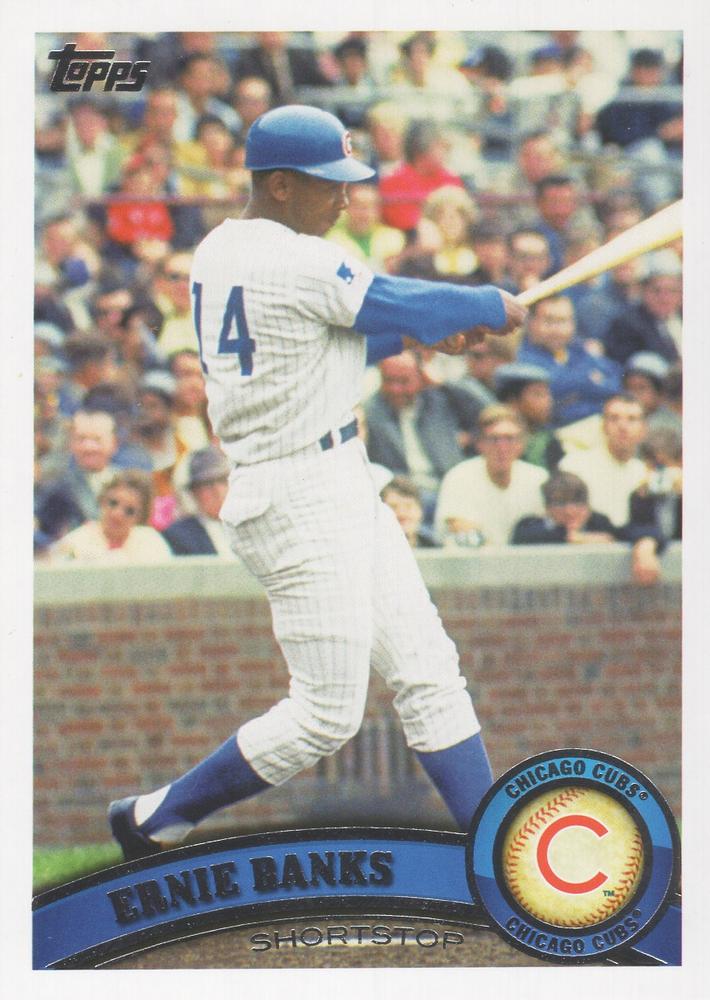 #247c Ernie Banks - Chicago Cubs - 2011 Topps Baseball