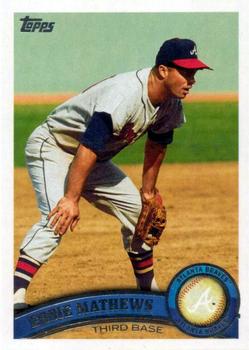 #640c Eddie Mathews - Atlanta Braves - 2011 Topps Baseball