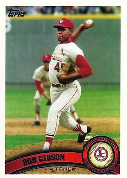 #645c Bob Gibson - St. Louis Cardinals - 2011 Topps Baseball