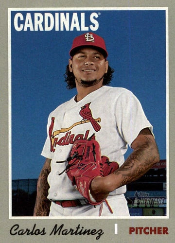 #482 Carlos Martinez - St. Louis Cardinals - 2019 Topps Heritage Baseball