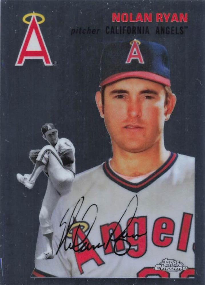 #482 Nolan Ryan - California Angels - 2023 Topps Chrome Platinum Anniversary Baseball