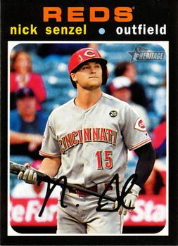 #482 Nick Senzel - Cincinnati Reds - 2020 Topps Heritage Baseball