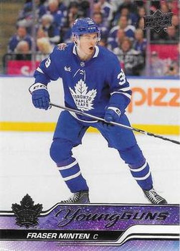 #482 Fraser Minten - Toronto Maple Leafs -2023-24 Upper Deck Hockey
