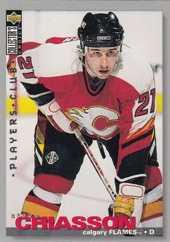 #43 Steve Chiasson - Calgary Flames - 1995-96 Collector's Choice - Player's Club Hockey