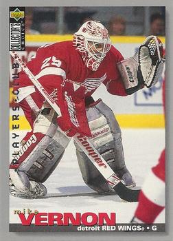 #100 Mike Vernon - Detroit Red Wings - 1995-96 Collector's Choice - Player's Club Hockey