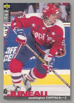 #118 Joe Juneau - Washington Capitals - 1995-96 Collector's Choice - Player's Club Hockey