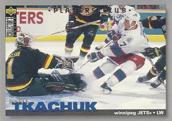 #168 Keith Tkachuk - Winnipeg Jets - 1995-96 Collector's Choice - Player's Club Hockey
