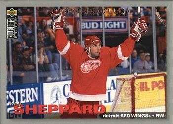 #177 Ray Sheppard - Detroit Red Wings - 1995-96 Collector's Choice - Player's Club Hockey