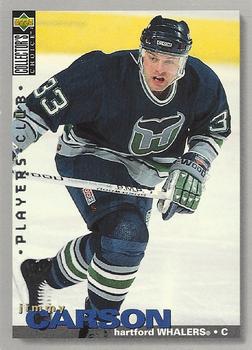 #180 Jimmy Carson - Hartford Whalers - 1995-96 Collector's Choice - Player's Club Hockey