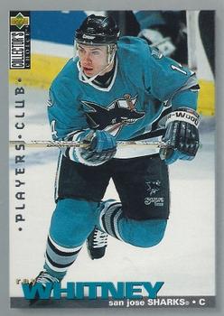 #225 Ray Whitney - San Jose Sharks - 1995-96 Collector's Choice - Player's Club Hockey