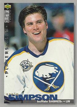 #231 Craig Simpson - Buffalo Sabres - 1995-96 Collector's Choice - Player's Club Hockey