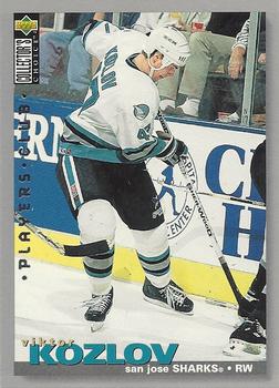 #252 Viktor Kozlov - San Jose Sharks - 1995-96 Collector's Choice - Player's Club Hockey