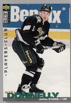 #263 Mike Donnelly - Dallas Stars - 1995-96 Collector's Choice - Player's Club Hockey