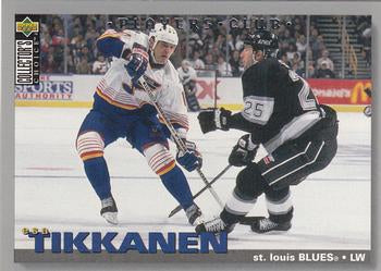 #268 Esa Tikkanen - St. Louis Blues - 1995-96 Collector's Choice - Player's Club Hockey