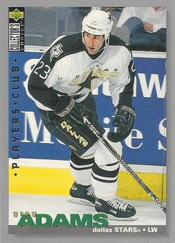 #286 Greg Adams - Dallas Stars - 1995-96 Collector's Choice - Player's Club Hockey