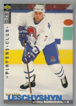 #305 Curtis Leschyshyn - Quebec Nordiques - 1995-96 Collector's Choice - Player's Club Hockey