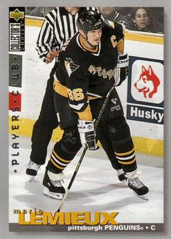 #256 Mario Lemieux - Pittsburgh Penguins - 1995-96 Collector's Choice - Player's Club Hockey