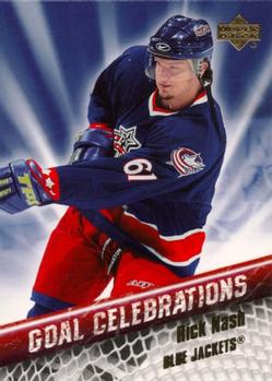 #GC6 Rick Nash - Columbus Blue Jackets - 2005-06 Upper Deck - Goal Celebrations Hockey