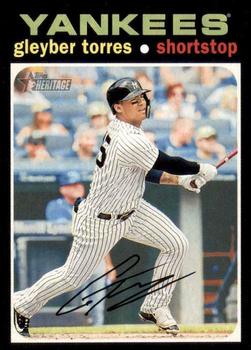 #483 Gleyber Torres - New York Yankees - 2020 Topps Heritage Baseball