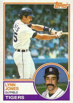 #483 Lynn Jones - Detroit Tigers - 1983 Topps Baseball