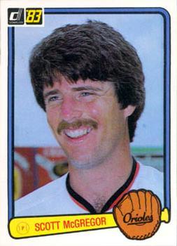 #483 Scott McGregor - Baltimore Orioles - 1983 Donruss Baseball