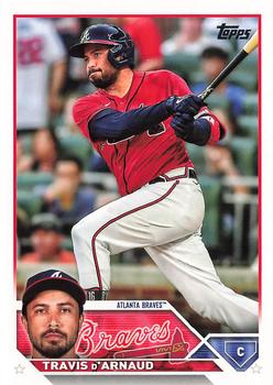 #483 Travis d'Arnaud - Atlanta Braves - 2023 Topps Baseball