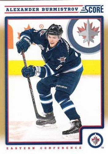 #483 Alexander Burmistrov - Winnipeg Jets - 2012-13 Score - Gold Rush Hockey