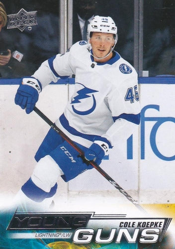 #484 Cole Koepke - Tampa Bay Lightning - 2022-23 Upper Deck Hockey