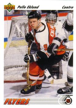 #103a Pelle Eklund - Philadelphia Flyers - 1991-92 Upper Deck French Hockey