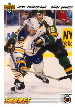 #124a Dave Andreychuk - Buffalo Sabres - 1991-92 Upper Deck French Hockey