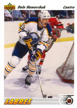 #126a Dale Hawerchuk - Buffalo Sabres - 1991-92 Upper Deck French Hockey