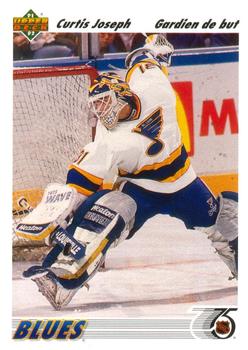 #139a Curtis Joseph - St. Louisues - 1991-92 Upper Deck French Hockey