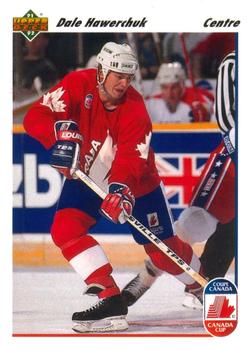 #12b Dale Hawerchuk - Canada - 1991-92 Upper Deck French Hockey