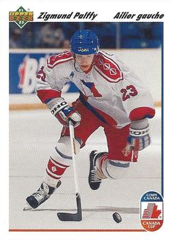 #16b Zigmund Palffy - Czechoslovakia - 1991-92 Upper Deck French Hockey