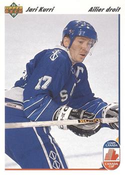 #24b Jari Kurri - Finland - 1991-92 Upper Deck French Hockey