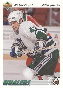 #48b Michel Picard - Hartford Whalers - 1991-92 Upper Deck French Hockey