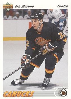 #50b Eric Murano - Vancouver Canucks - 1991-92 Upper Deck French Hockey