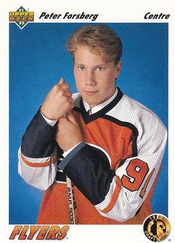 #64b Peter Forsberg - Philadelphia Flyers - 1991-92 Upper Deck French Hockey