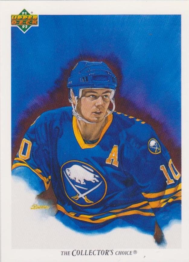 #79b Dale Hawerchuk - Buffalo Sabres - 1991-92 Upper Deck French Hockey