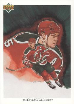 #88b John MacLean - New Jersey Devils - 1991-92 Upper Deck French Hockey