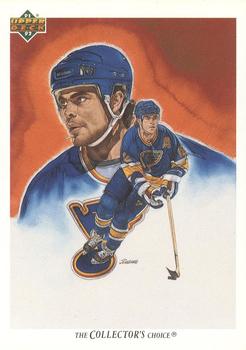 #94b Adam Oates - St. Louisues - 1991-92 Upper Deck French Hockey