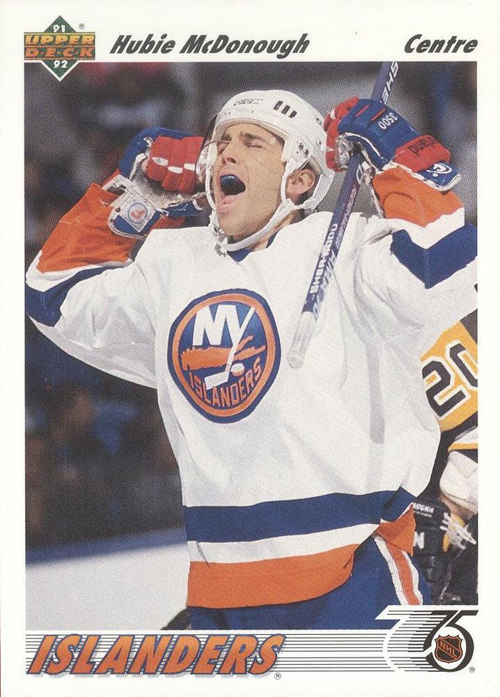 #138b Hubie McDonough - New York Islanders - 1991-92 Upper Deck French Hockey